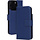 Mobiparts Lederen Wallet Case voor iPhone 16 Pro - Blauw (MagSafe)
