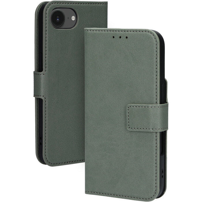 Mobiparts Mobiparts Classic Wallet Case Apple iPhone 17e/16e Stone Green (MagSafe Compatible)