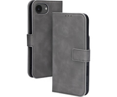 Mobiparts Mobiparts Classic Wallet Case iPhone 17e/16e - MagSafe - Granite Grey