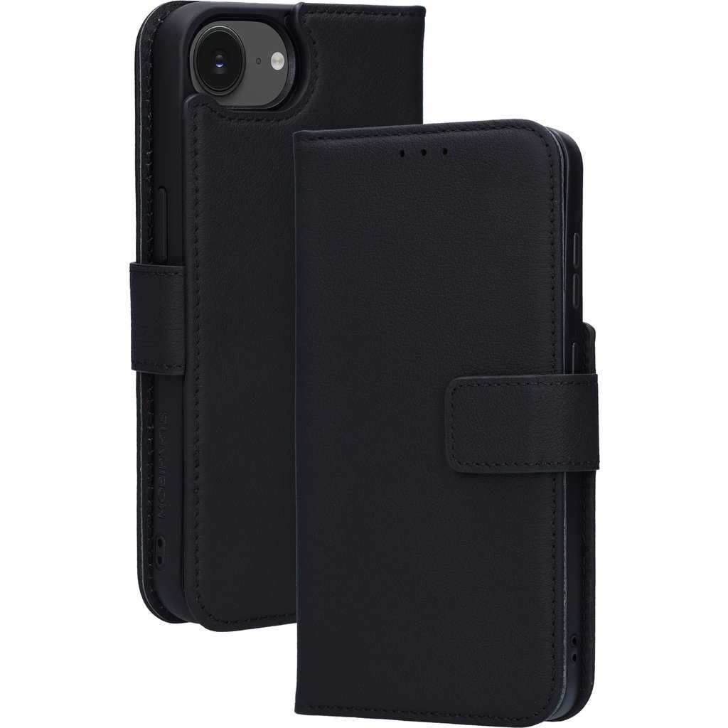 Mobiparts Mobiparts Leather 2 in 1 Wallet Case Apple iPhone 17e/16e Black