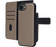 Mobiparts Mobiparts Leather 2 in 1 Wallet Case Apple iPhone 17e/16e Taupe