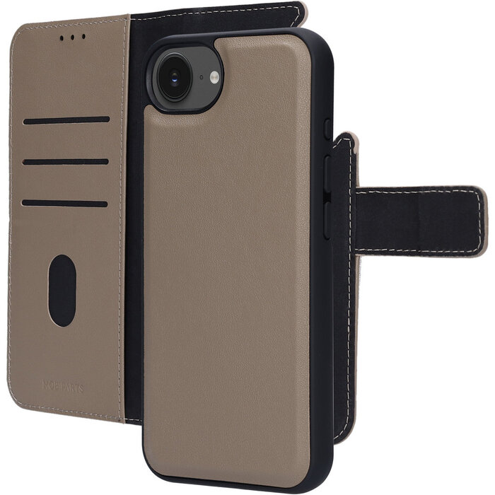 Mobiparts Mobiparts Leather 2 in 1 Wallet Case Apple iPhone 17e/16e Taupe