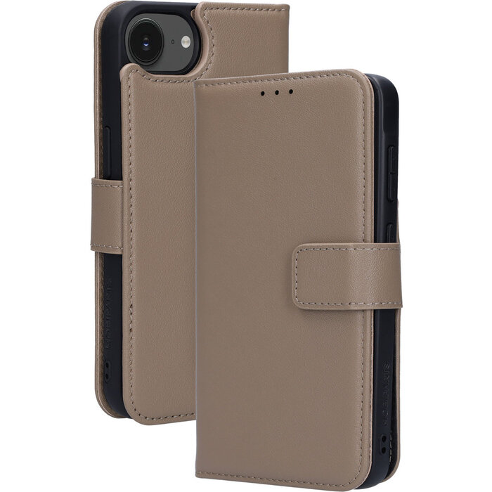 Mobiparts Mobiparts Leather 2 in 1 Wallet Case Apple iPhone 17e/16e Taupe