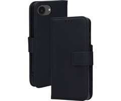 Mobiparts Mobiparts Lederen Wallet Case voor iPhone 16e/17e - Zwart - MagSafe
