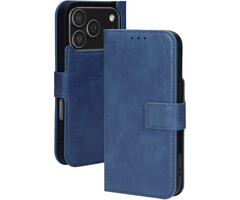 Mobiparts Mobiparts Classic Wallet Case iPhone 17 Pro - MagSafe - Steel Blue