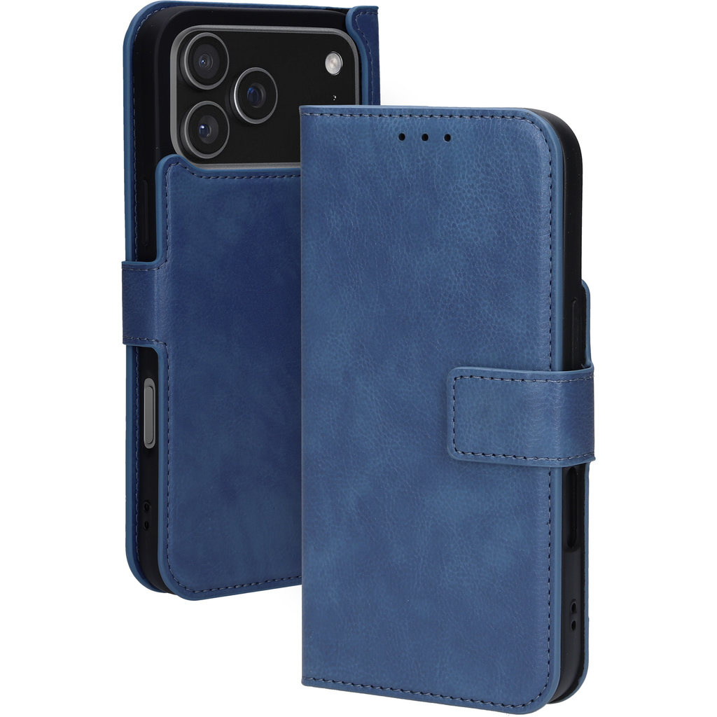Mobiparts Mobiparts Classic Wallet Case iPhone 17 Pro Max - MagSafe - Steel Blue