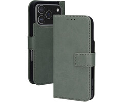 Mobiparts Mobiparts Classic Wallet Case Apple iPhone 17 Pro Stone Green (MagSafe Compatible)