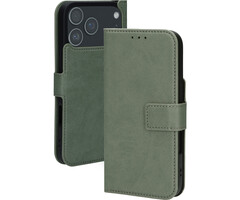 Mobiparts Mobiparts Classic Wallet Case Apple iPhone 17 Pro Max Stone Green (MagSafe Compatible)