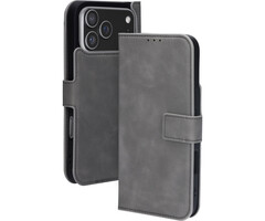 Mobiparts Mobiparts Classic Wallet Case voor iPhone 17 Pro Max - MagSafe - Granite Grey