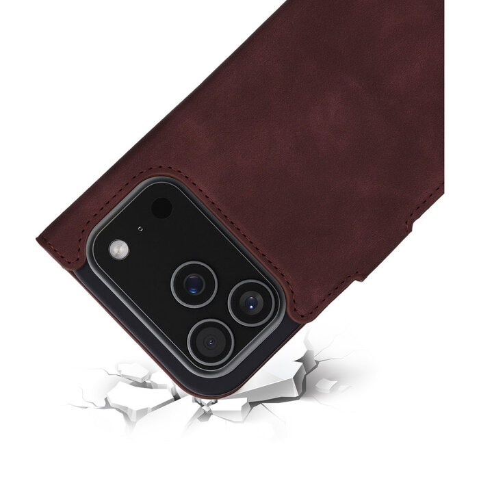 Mobiparts Mobiparts Classic Wallet Case voor Apple iPhone 17 Pro - Velvet Red - MagSafe