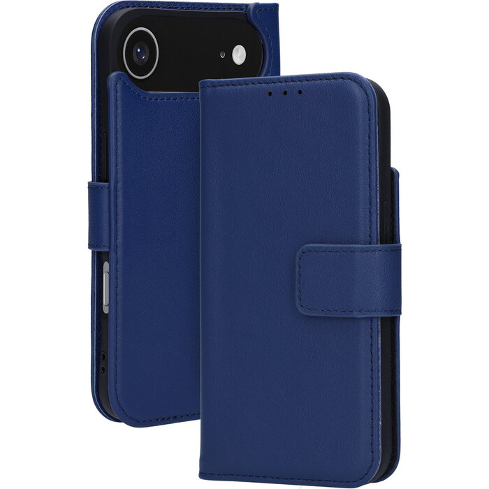 Mobiparts Mobiparts Lederen Wallet Case voor iPhone Air - MagSafe - Blauw