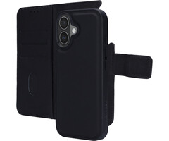 Mobiparts Mobiparts 2-in-1 Lederen Wallet Case voor iPhone 17 - Zwart