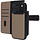 Mobiparts 2-in-1 Lederen Wallet Case voor iPhone 17 Pro - Taupe