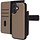 Mobiparts 2-in-1 Lederen Wallet Case voor iPhone 17 - Taupe