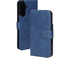 Mobiparts Mobiparts Classic Wallet Case voor Samsung Galaxy A17 - Staalblauw
