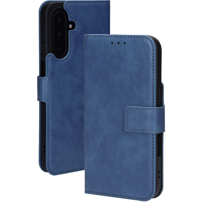 Mobiparts Mobiparts Classic Wallet Case voor Samsung Galaxy A17 - Staalblauw