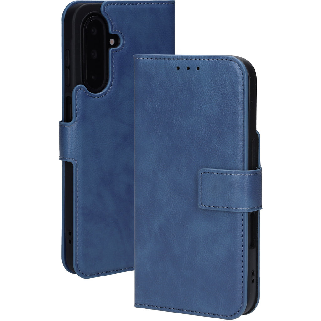 Mobiparts Mobiparts Classic Wallet Case voor Samsung Galaxy A17 - Staalblauw