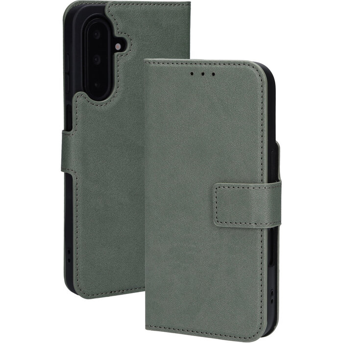 Mobiparts Mobiparts Classic Wallet Case voor Samsung Galaxy A17 - Stone Green