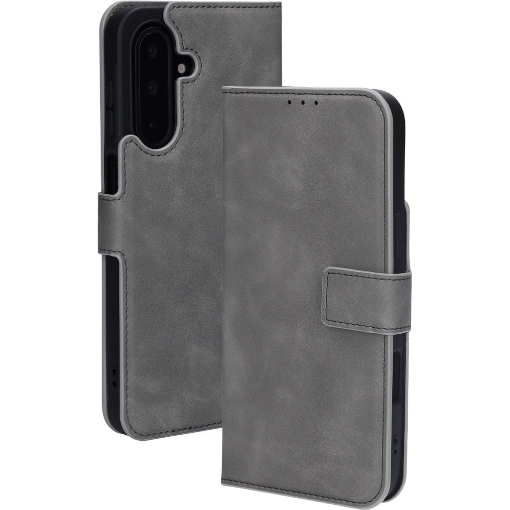 Mobiparts Mobiparts Classic Wallet Case voor Samsung Galaxy A17 - Granite Grey