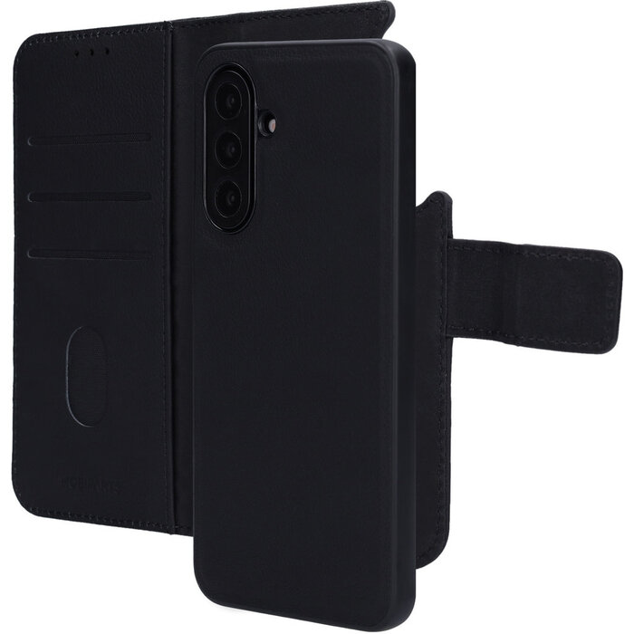 Mobiparts Mobiparts 2-in-1 Leren Wallet Case voor Samsung Galaxy A17 - Zwart