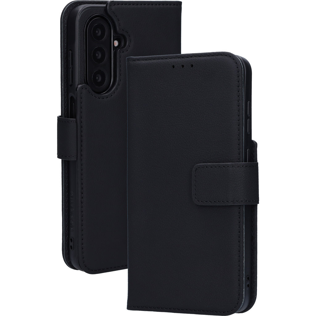 Mobiparts Mobiparts 2-in-1 Leren Wallet Case voor Samsung Galaxy A17 - Zwart