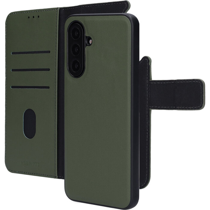 Mobiparts Mobiparts 2-in-1 Leren Wallet Case voor Samsung Galaxy A17 - Groen