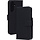 Mobiparts Lederen Wallet Case voor Samsung Galaxy A17 - Zwart