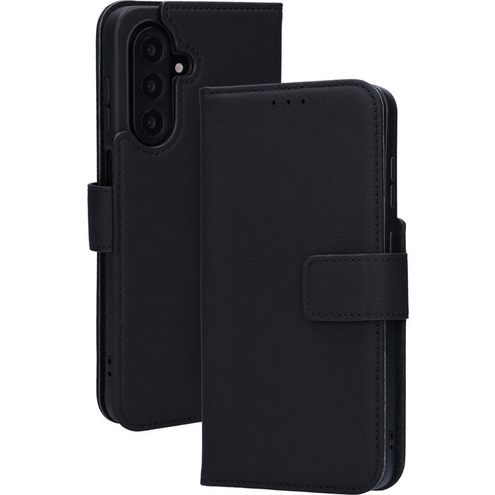 Mobiparts Mobiparts Lederen Wallet Case voor Samsung Galaxy A17 - Zwart