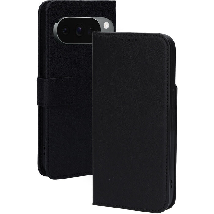Mobiparts Mobiparts Classic Wallet Case voor Google Pixel 10 & 10 Pro - Zwart Kunstleer