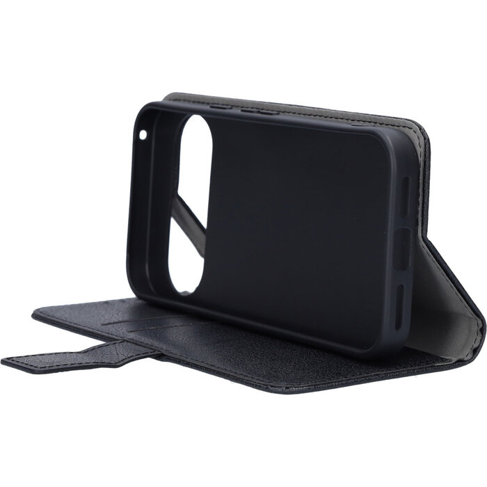 Mobiparts Mobiparts Classic Wallet Case voor Google Pixel 10 & 10 Pro - Zwart Kunstleer