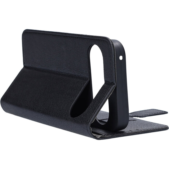 Mobiparts Mobiparts Classic Wallet Case voor Google Pixel 10 & 10 Pro - Zwart Kunstleer