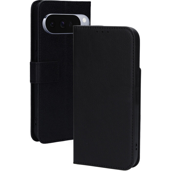 Mobiparts Mobiparts Classic Wallet Case voor Google Pixel 10 Pro XL - Zwart - Hoesje met pasjeshouder