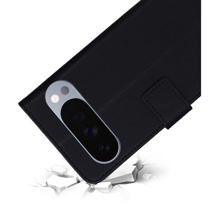 Mobiparts Mobiparts Classic Wallet Case voor Google Pixel 10 Pro XL - Zwart - Hoesje met pasjeshouder