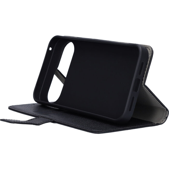 Mobiparts Mobiparts Classic Wallet Case voor Google Pixel 10 Pro XL - Zwart - Hoesje met pasjeshouder