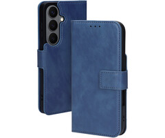 Mobiparts Mobiparts Classic Wallet Case Samsung Galaxy S26 Steel Blue (MagSafe Compatible)