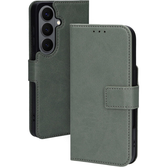 Mobiparts Mobiparts Classic Wallet Case voor Samsung Galaxy S26 - Stone Green - MagSafe Compatibel