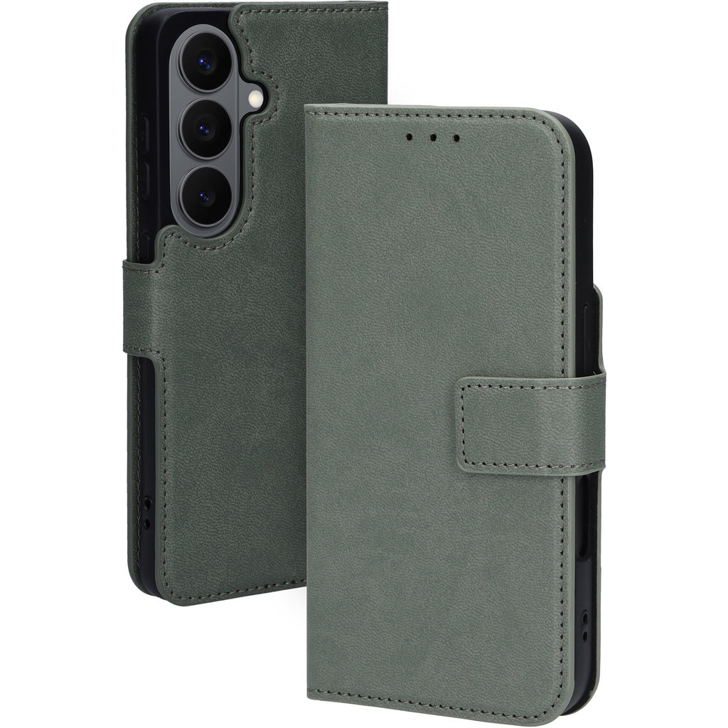 Mobiparts Mobiparts Classic Wallet Case Samsung Galaxy S26 Stone Green (MagSafe Compatible)