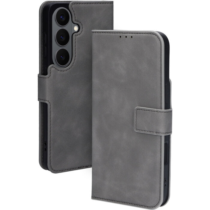 Mobiparts Mobiparts Classic Wallet Case voor Samsung Galaxy S26 - MagSafe - Granite Grey