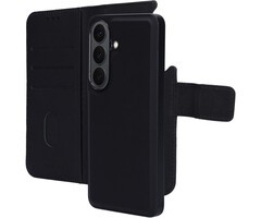 Mobiparts Mobiparts 2-in-1 Leren MagSafe Wallet Case Samsung Galaxy S26 - Zwart