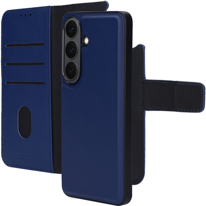 Mobiparts Mobiparts 2-in-1 Lederen Wallet Case Samsung Galaxy S26 Blauw