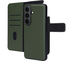 Mobiparts Mobiparts 2-in-1 Lederen Wallet Case Samsung Galaxy S26 - Groen