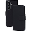 Mobiparts Mobiparts MagSafe Lederen Wallet Case voor Samsung Galaxy S26 Plus - Zwart