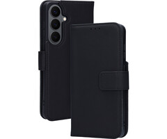 Mobiparts Mobiparts MagSafe Lederen Wallet Case voor Samsung Galaxy S26 Plus - Zwart