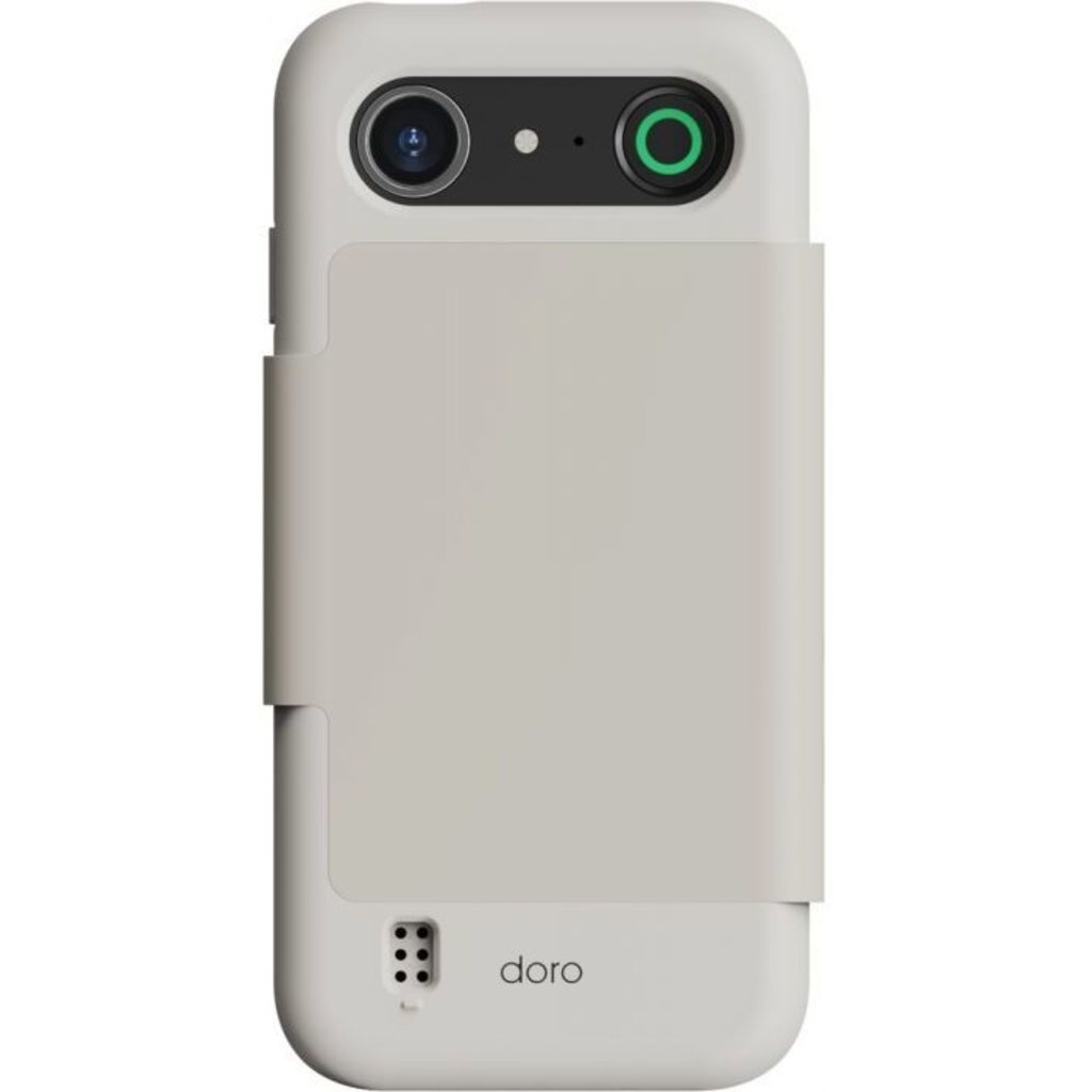 Doro Doro Aurora A10 Wallet Case met Pashouder - Bone