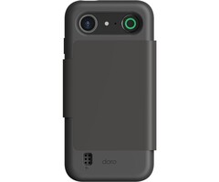 Doro Doro Aurora A10 Wallet Case Graphite - Beschermhoes met Pasjeshouder