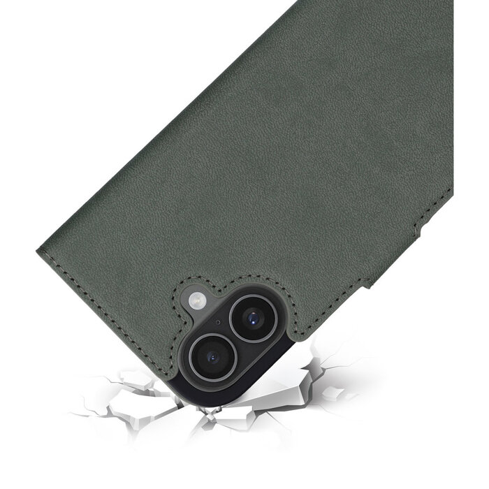 Mobiparts Mobiparts Classic Wallet Case Apple iPhone 17 Stone Green (MagSafe Compatible) V2