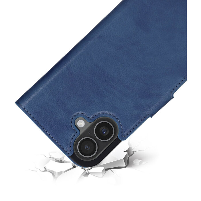 Mobiparts Mobiparts Classic Wallet Case Apple iPhone 17 Steel Blue (MagSafe Compatible) V2