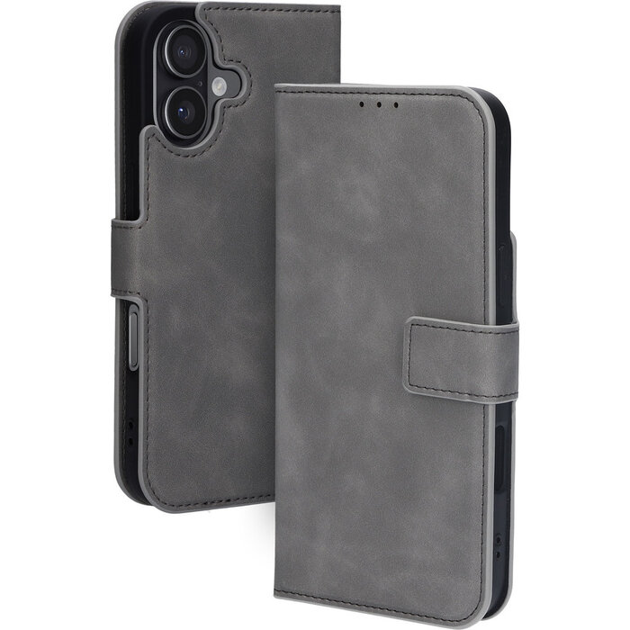 Mobiparts Mobiparts Classic Wallet Case iPhone 17 - MagSafe - Granite Grey