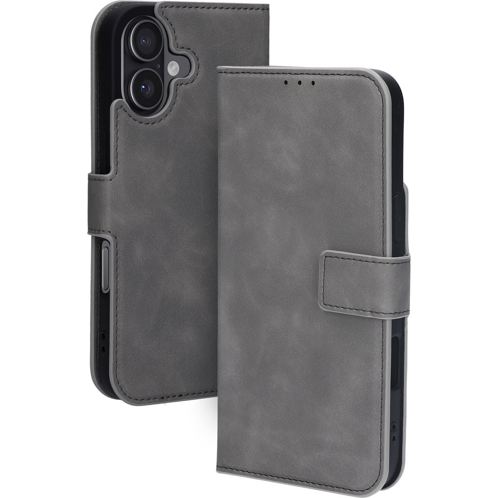 Mobiparts Mobiparts Classic Wallet Case iPhone 17 - MagSafe - Granite Grey
