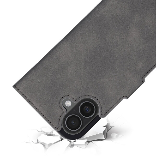 Mobiparts Mobiparts Classic Wallet Case Apple iPhone 17 Granite Grey (MagSafe Compatible) V2